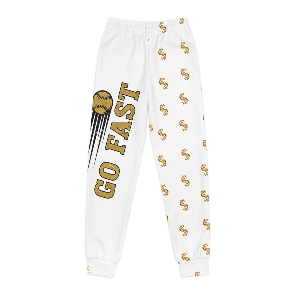 Youth Joggers — "Go Fast" Baseball Graphic Jogger Pants