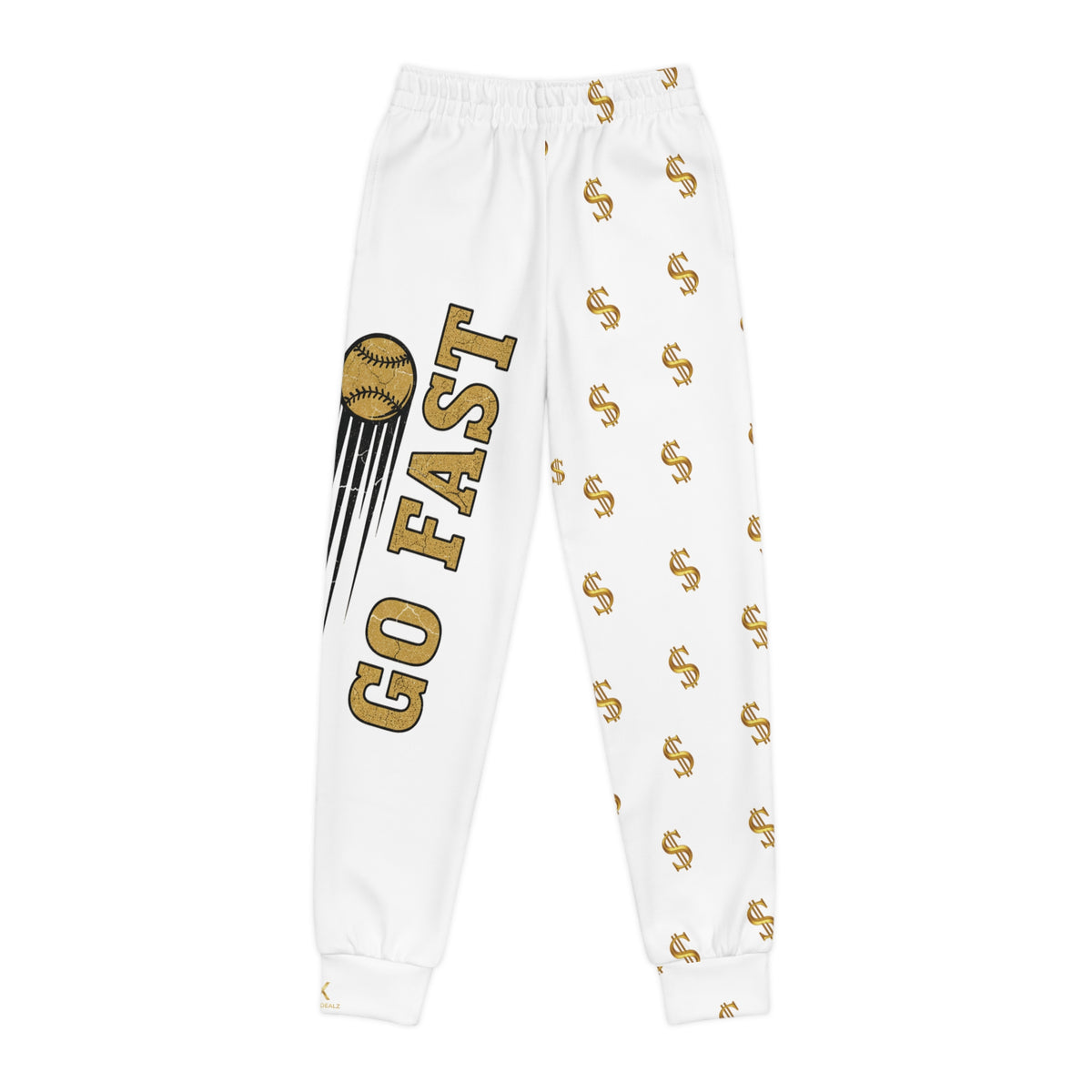 Youth Joggers — "Go Fast" Baseball Graphic Jogger Pants