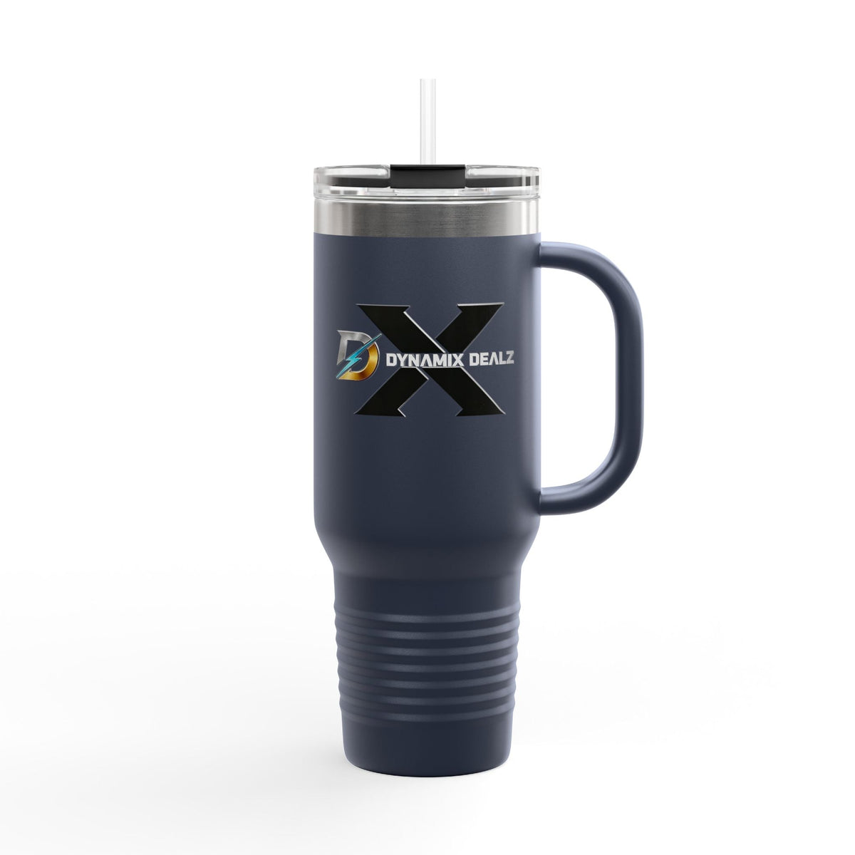 40oz Insulated Travel Mug with Bold Logo — Large Stainless Steel Tumbler Printify