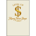 Vegan Leather Journal — "Level Up: Money Never Sleeps" Gold Dollar Planner Printify
