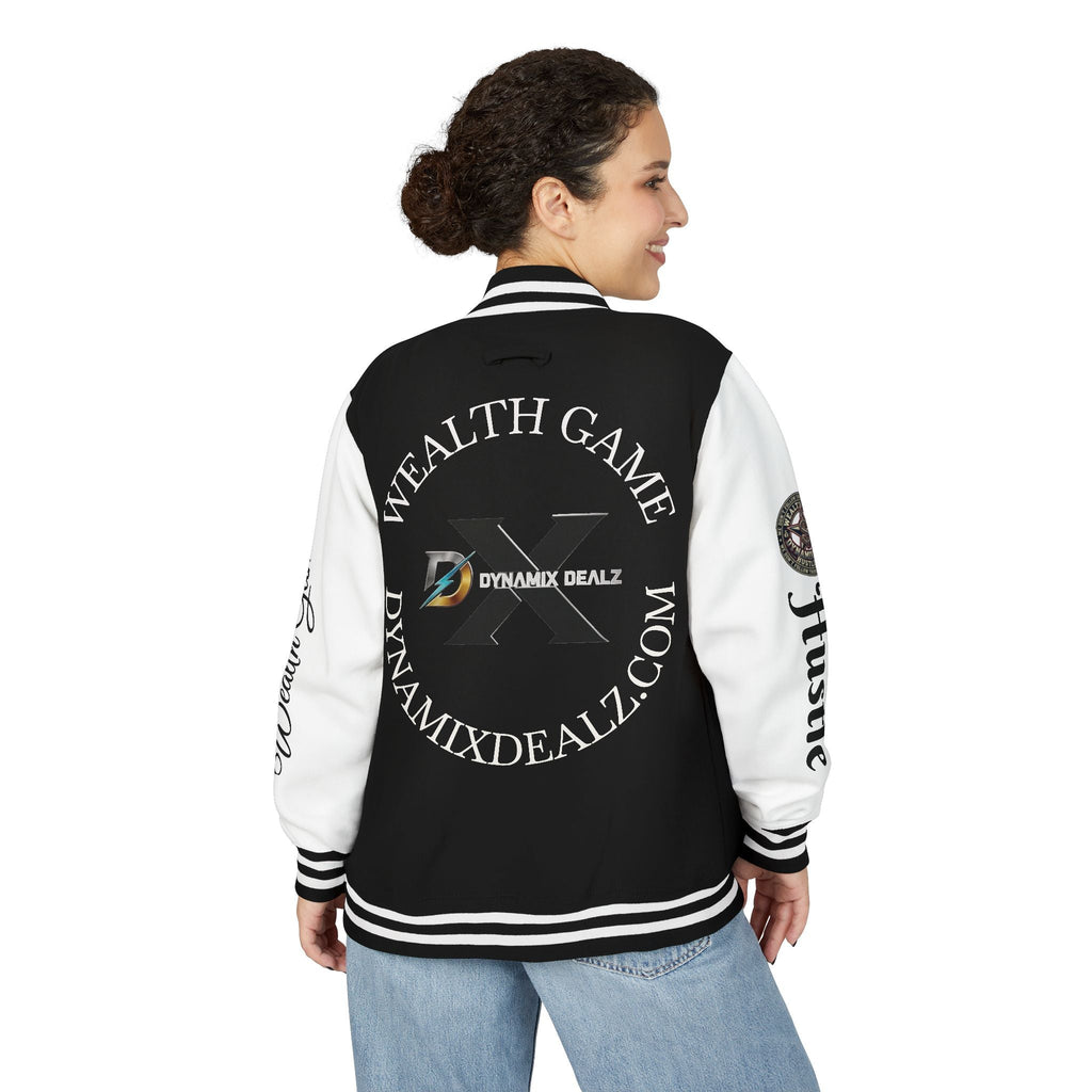 Letterman Jacket — 'Wealth Game' Logo Varsity Jacket (DynamixDealz) Printify