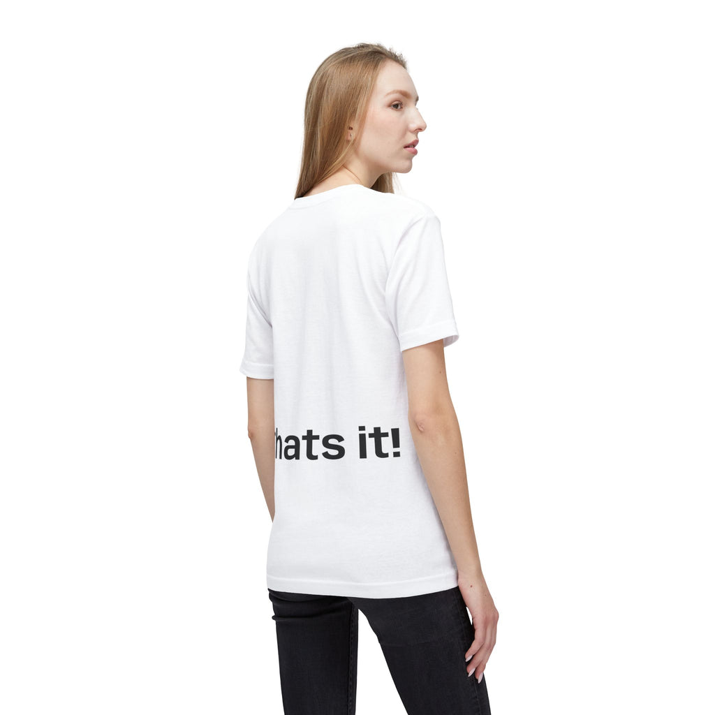 Maby / Thats it! T-Shirt — Minimalist Text Graphic Tee
