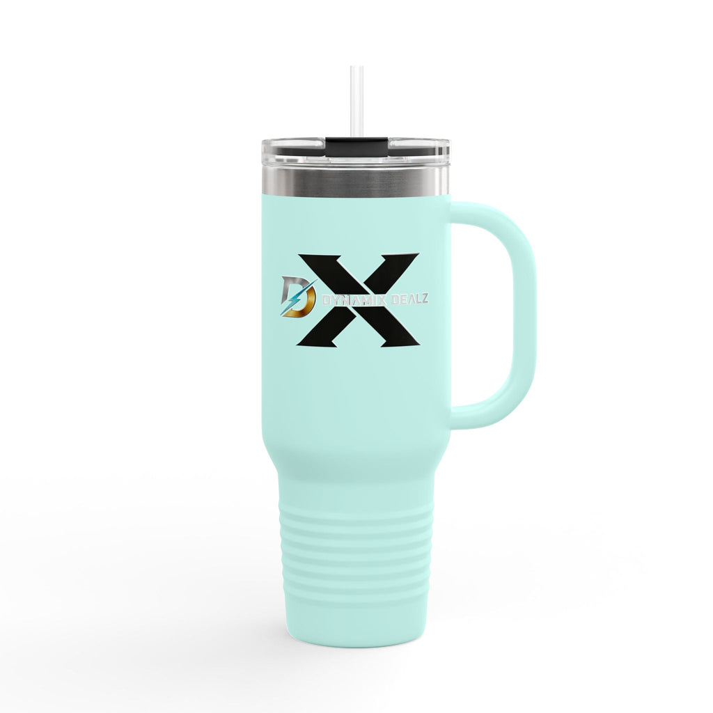 40oz Insulated Travel Mug with Bold Logo — Large Stainless Steel Tumbler Printify
