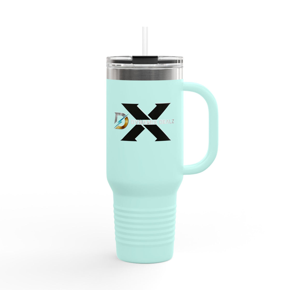 40oz Insulated Travel Mug with Bold Logo — Large Stainless Steel Tumbler Printify