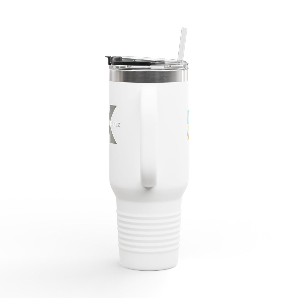 40oz Insulated Travel Mug with Bold Logo — Large Stainless Steel Tumbler Printify