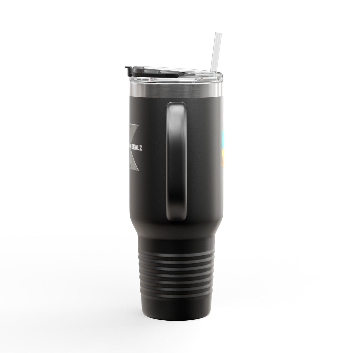 40oz Insulated Travel Mug with Bold Logo — Large Stainless Steel Tumbler Printify