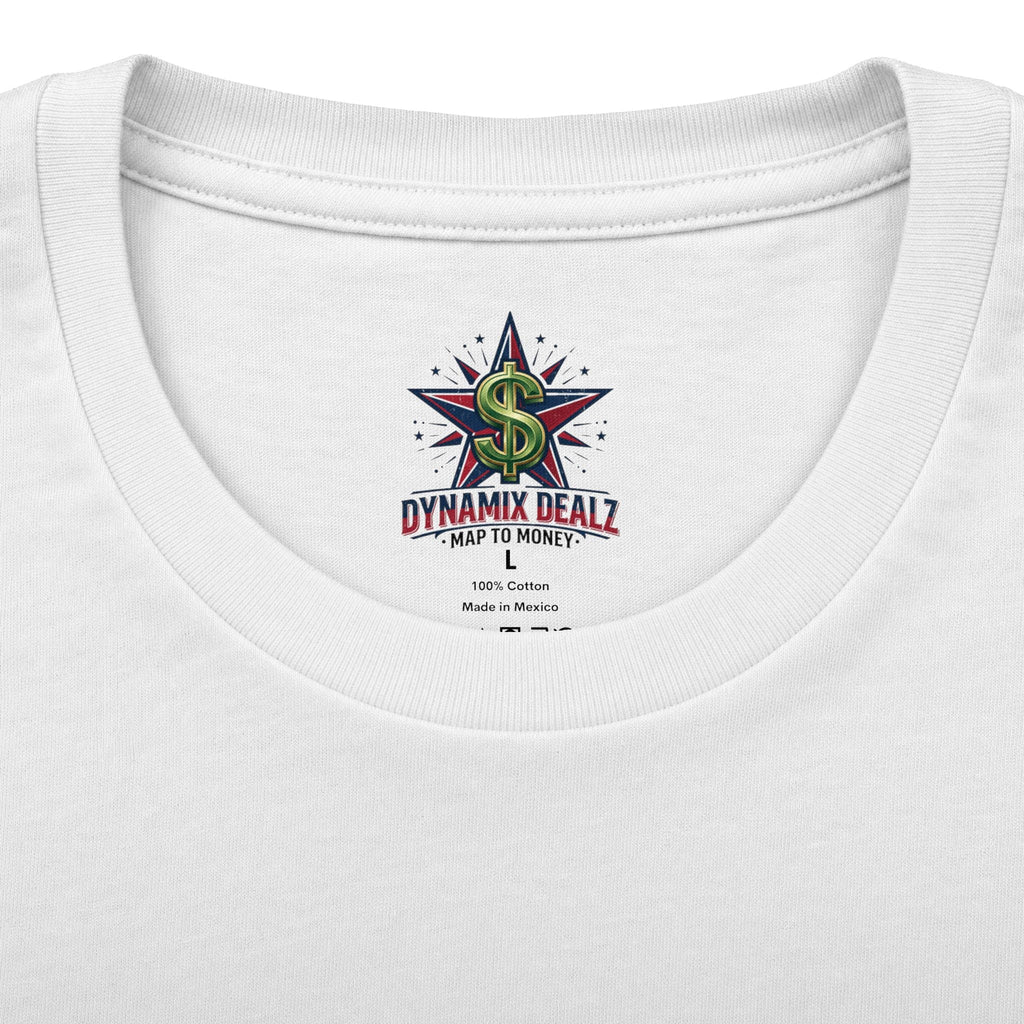 Nothing Tee — 'WHAT!' Repeating Graphic Cotton T-Shirt Printify