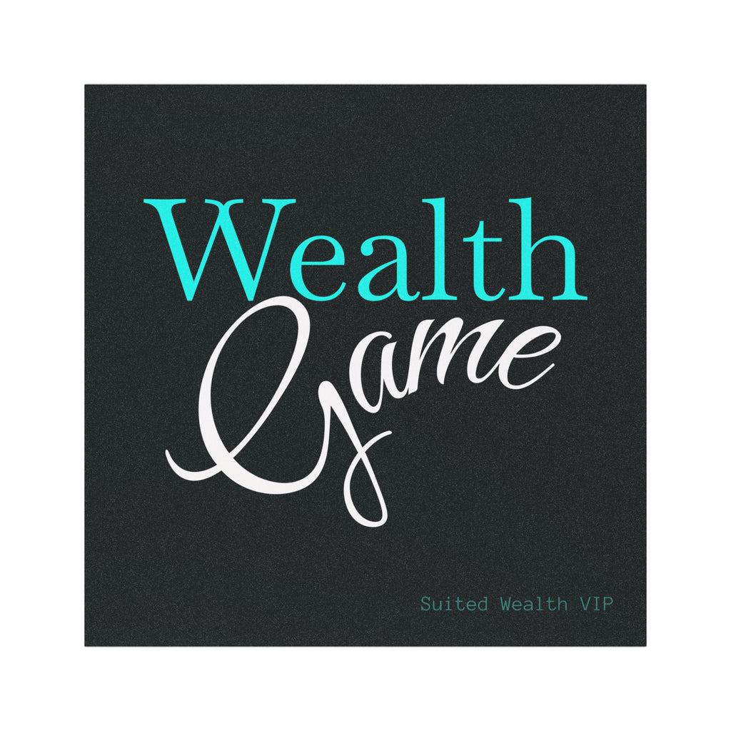 Car Magnet — "Wealth Game" Money-Mindset Vinyl Magnet