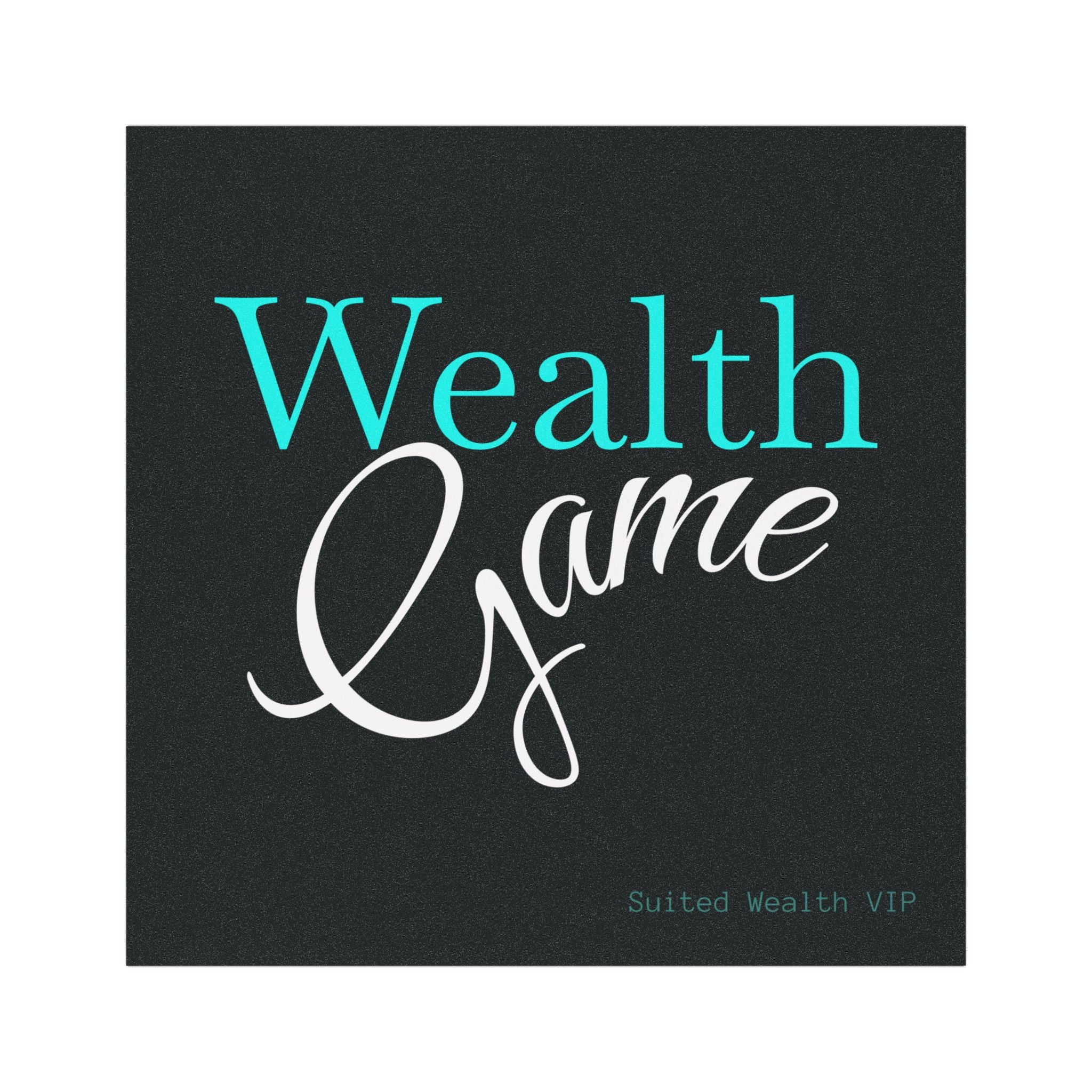 Car Magnet — "Wealth Game" Money-Mindset Vinyl Magnet
