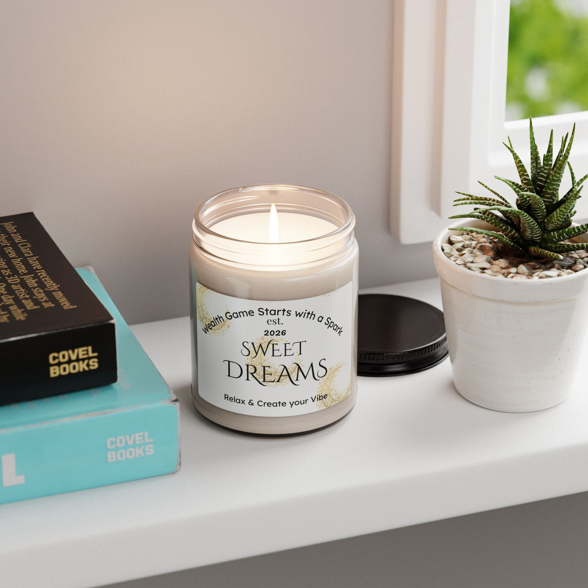 Moonlit Meadow Soy Candle — 9oz Scented Jar