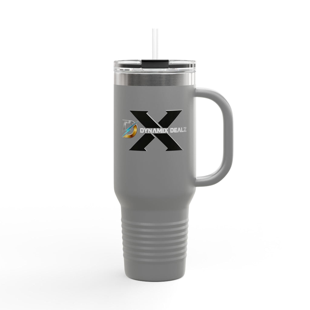 40oz Insulated Travel Mug with Bold Logo — Large Stainless Steel Tumbler Printify