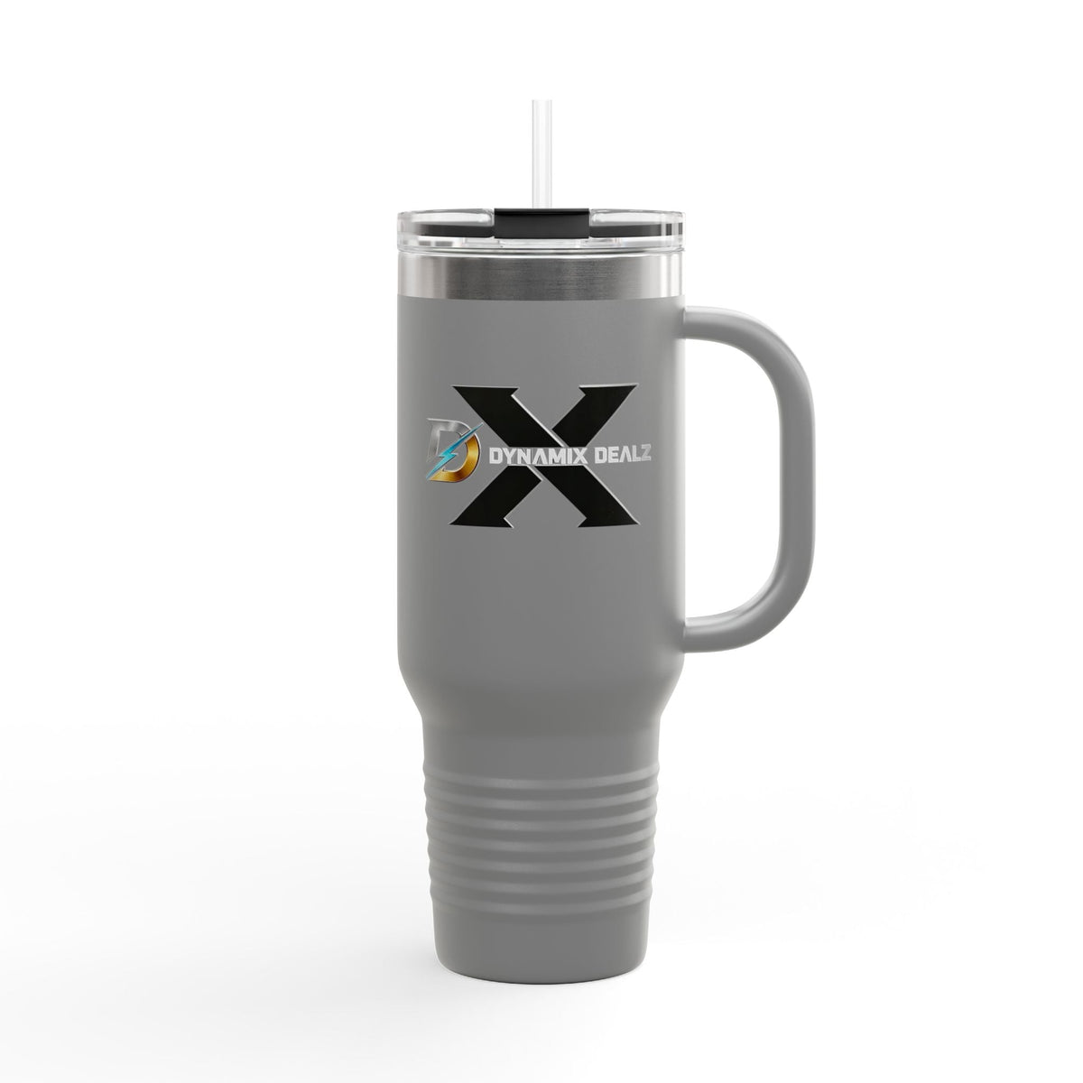 40oz Insulated Travel Mug with Bold Logo — Large Stainless Steel Tumbler Printify