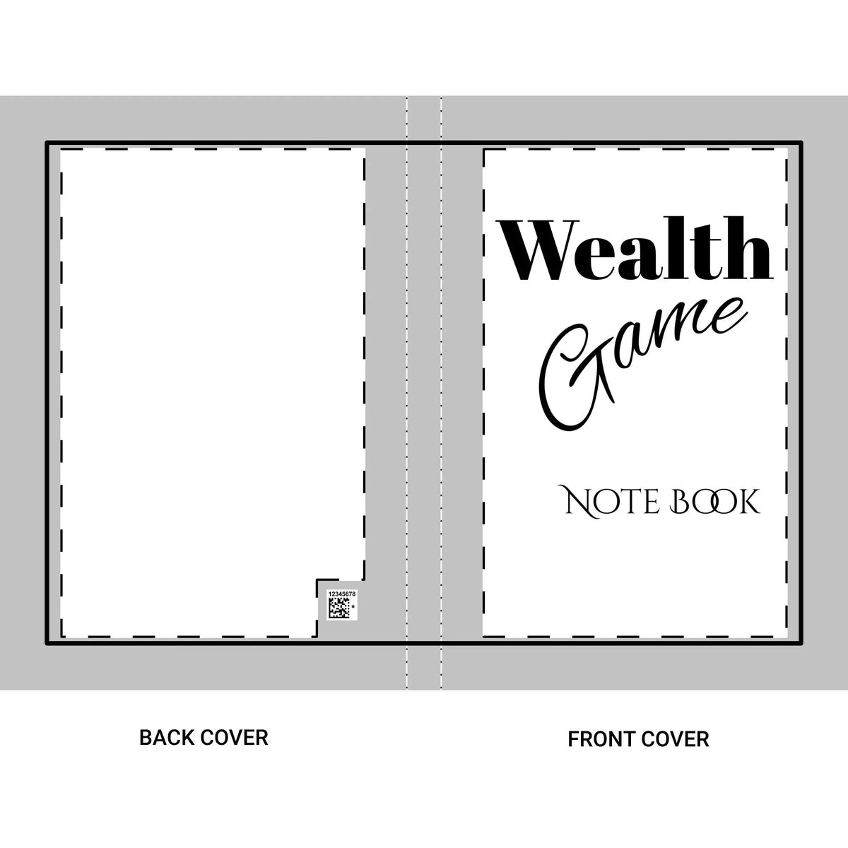 Wealth Game Hardcover Journal — Motivational Notebook Printify