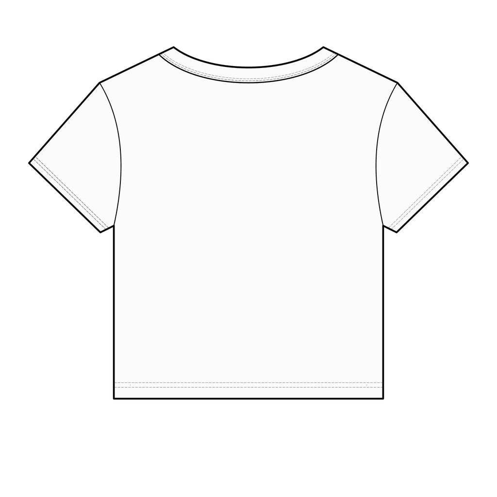 Top Tier Women’s Micro Rib Baby Tee — Cropped Ribbed Casual Tee Printify