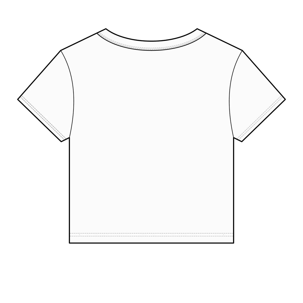 Top Tier Women’s Micro Rib Baby Tee — Cropped Ribbed Casual Tee Printify