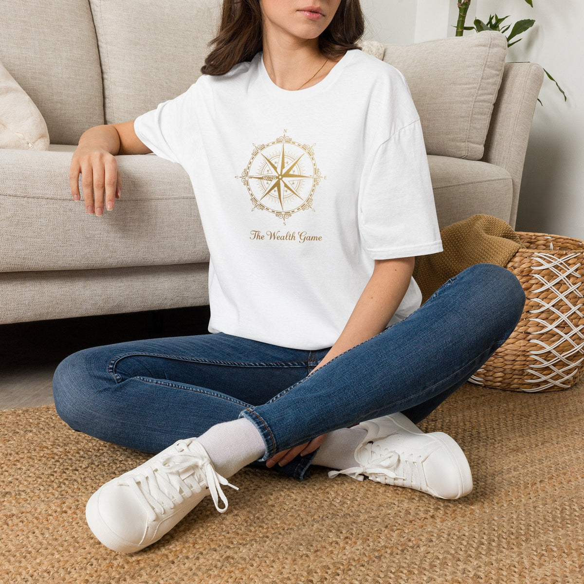 Compass Rose T-Shirt — The World’s Yours Nautical Graphic Tee Printify