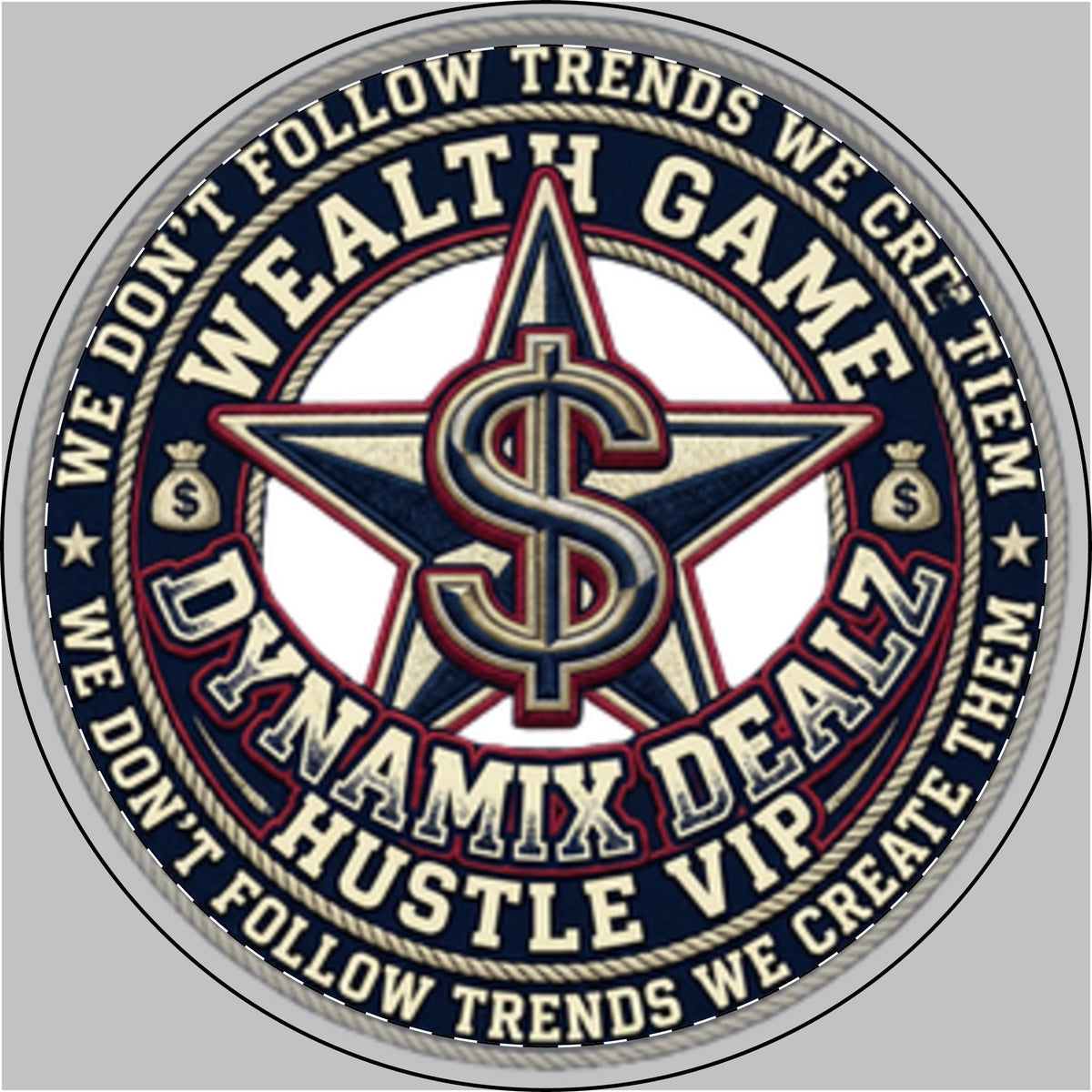 Wealth Game Golf Ball Marker — Dynamix Dealz Hustle VIP Coin