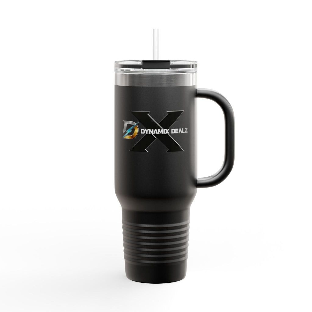 40oz Insulated Travel Mug with Bold Logo — Large Stainless Steel Tumbler Printify