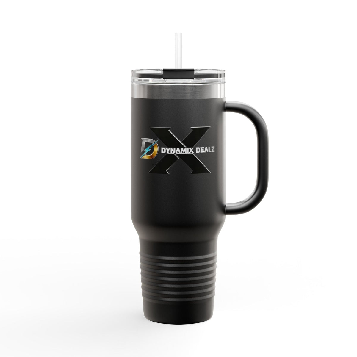 40oz Insulated Travel Mug with Bold Logo — Large Stainless Steel Tumbler Printify