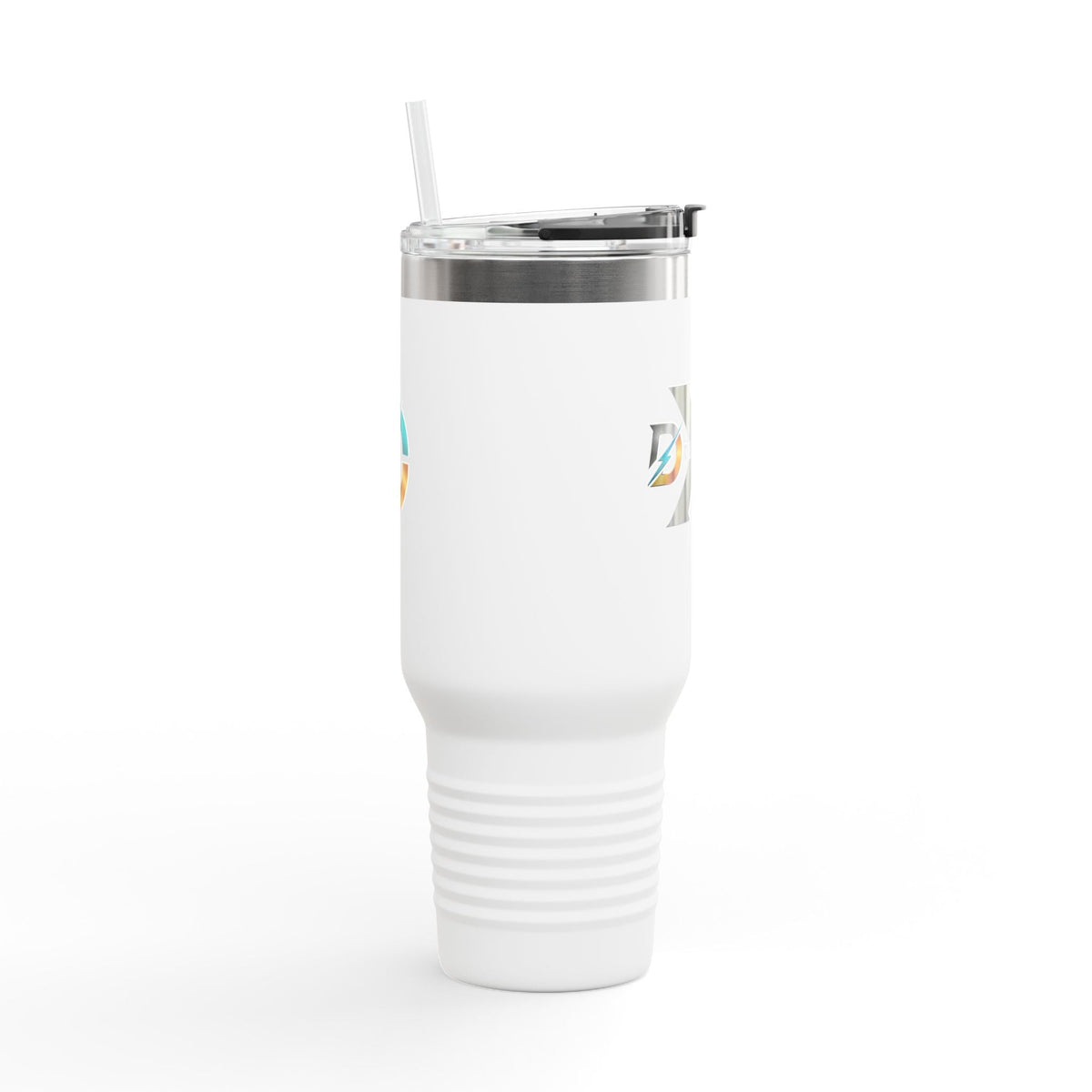 40oz Insulated Travel Mug with Bold Logo — Large Stainless Steel Tumbler Printify