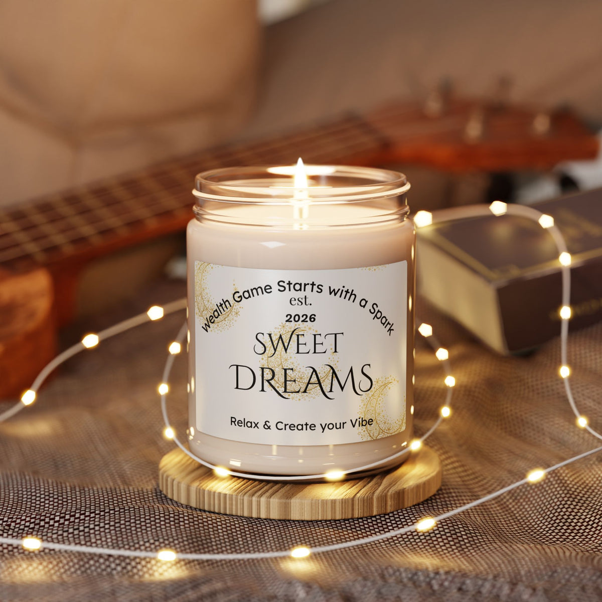 Moonlit Meadow Soy Candle — 9oz Scented Jar