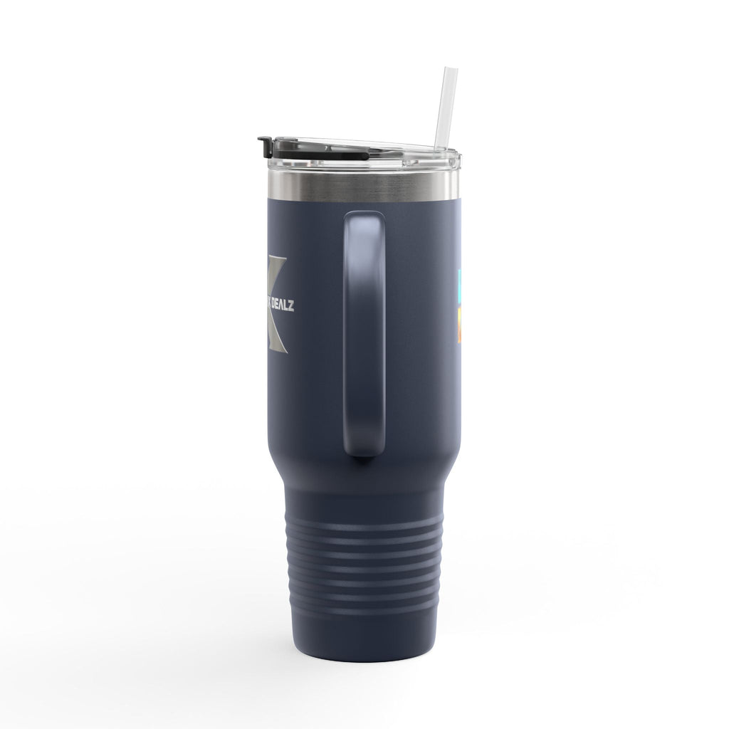 40oz Insulated Travel Mug with Bold Logo — Large Stainless Steel Tumbler Printify