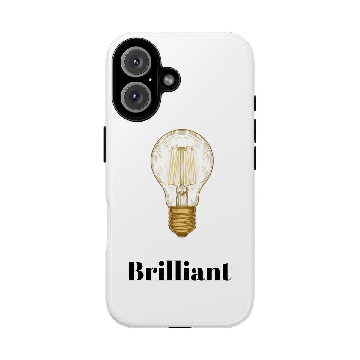 Phone Case — 'Brilliant' Lightbulb Design