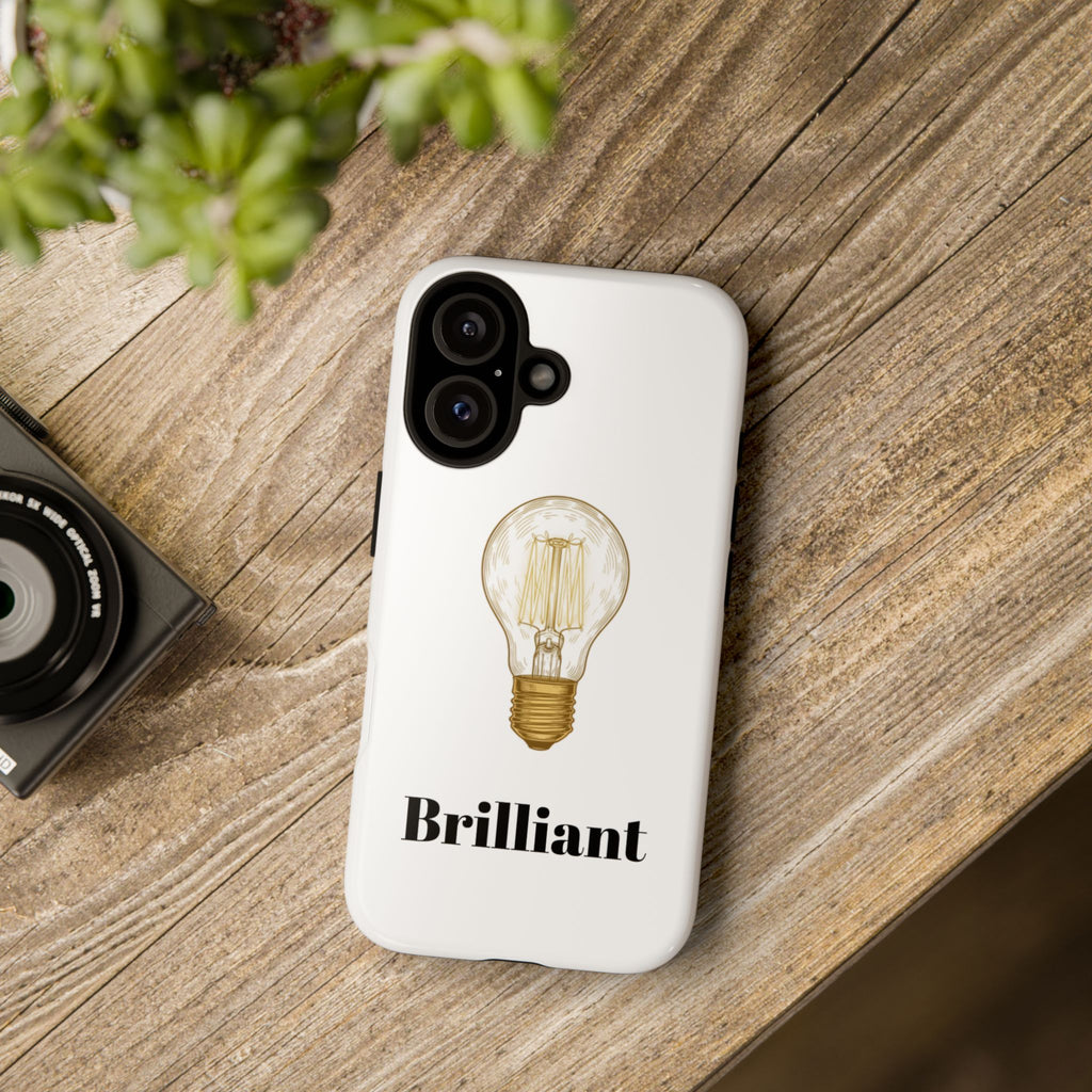Phone Case — 'Brilliant' Lightbulb Design