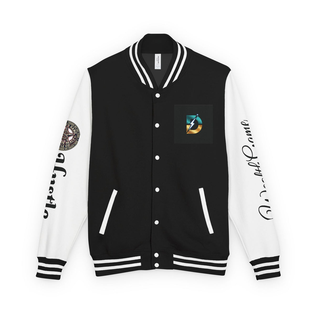 Letterman Jacket — 'Wealth Game' Logo Varsity Jacket (DynamixDealz) Printify