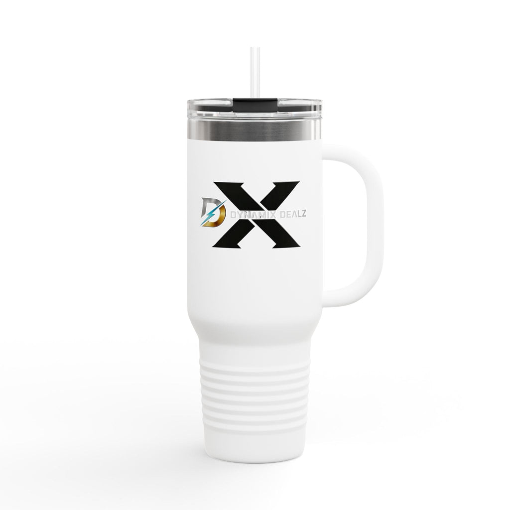 40oz Insulated Travel Mug with Bold Logo — Large Stainless Steel Tumbler Printify