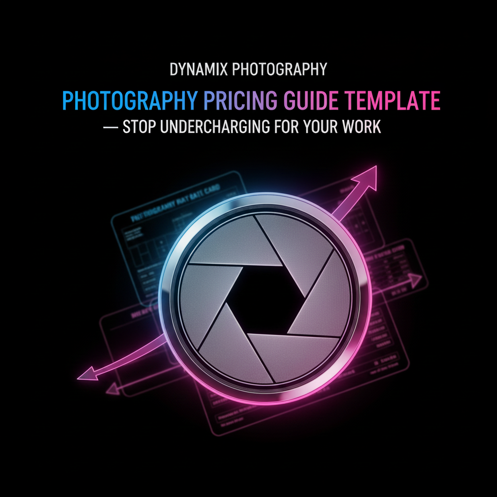 Photography Pricing Guide Template — Stop Undercharging for Your Work