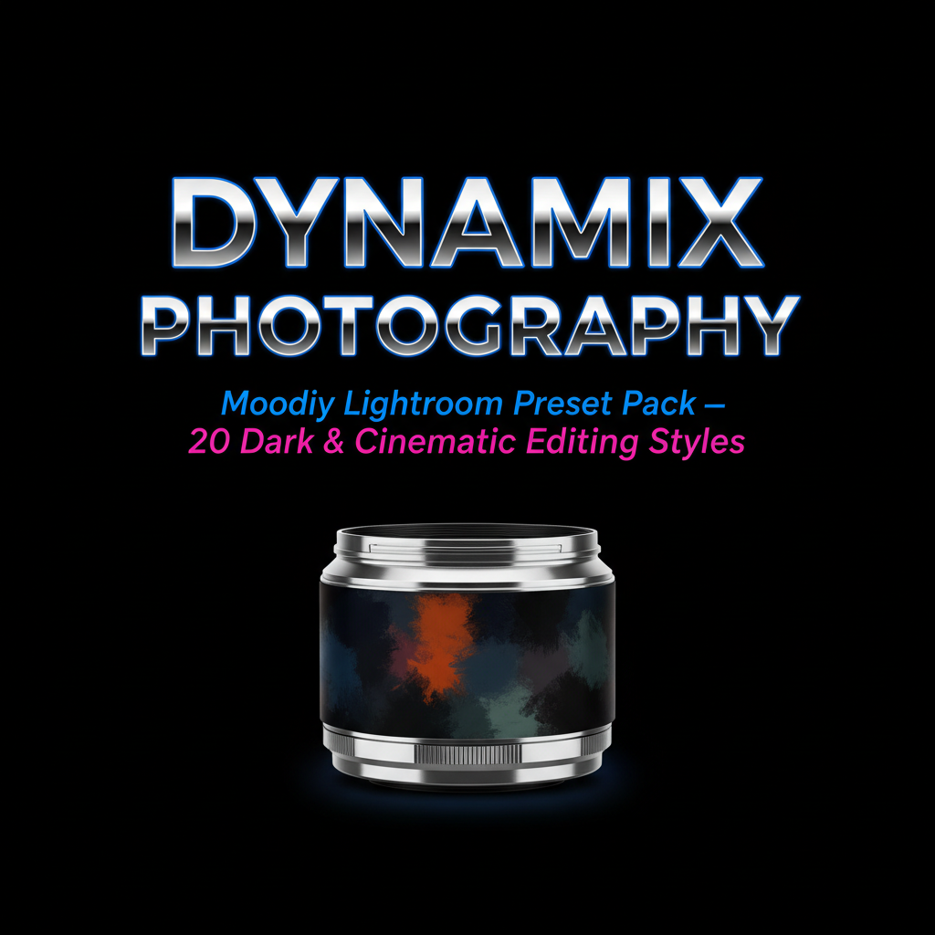 Moody Lightroom Preset Pack — 20 Dark & Cinematic Editing Styles