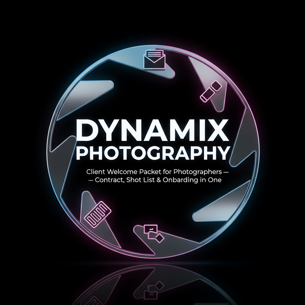 Client Welcome Packet for Photographers — Contract, Shot List & Onboarding in One
