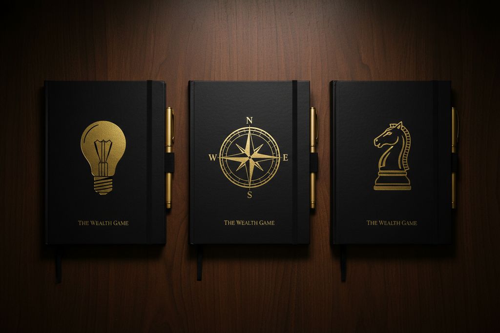 The Wealth Game Journal Collection — Complete Set of 3 | Illuminate, Navigate & Chess Series