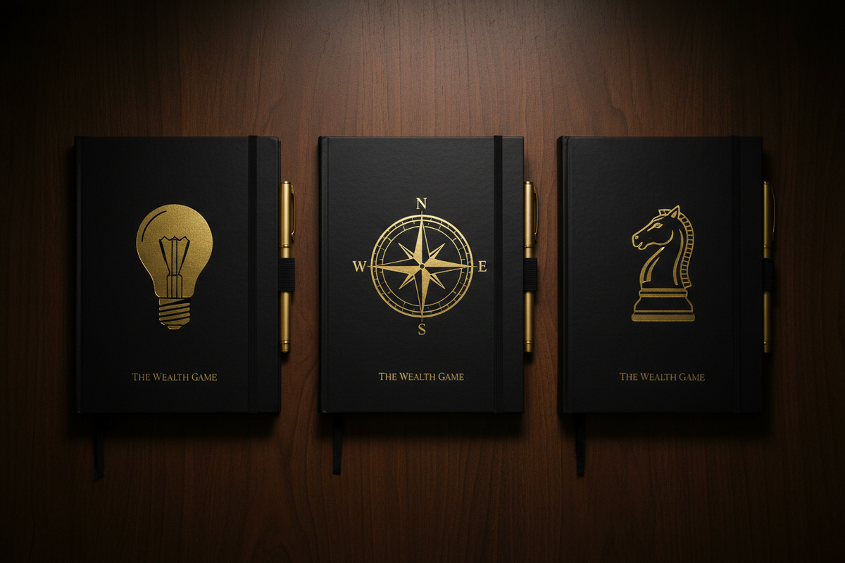 The Wealth Game Journal Collection — Complete Set of 3 | Illuminate, Navigate & Chess Series